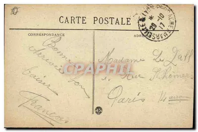 Marsiglia — L'Arco di Trionfo - Piazza d'Aix - BR - 1521 — Verso