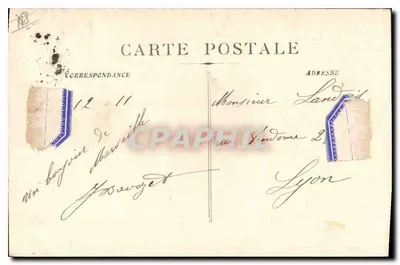 Marseille - Arco do Triunfo da Porta de Aix — editor não identificado, n° de série 3 — Verso
