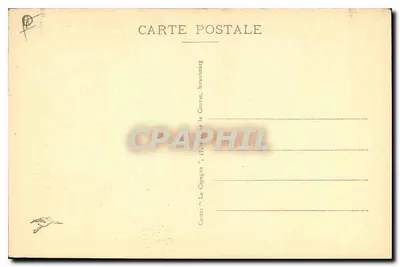 Andlau (Basso Reno) — Interno della Chiesa — Carta 'La Cigogne', Strasburgo — Verso