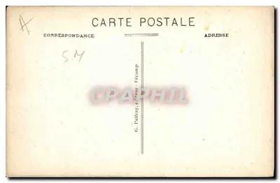 Fécamp — Porte du Roi — G. Paufraay, wydawca — Rewers