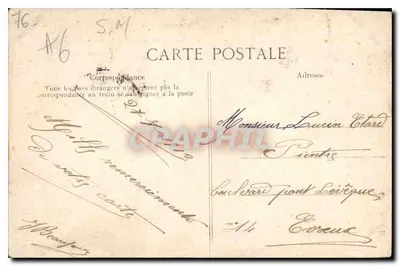 La BÉNÉDICTINE, w Fécamp — Ogólny widok, wykonany z placu — Wydawnictwo La Bénédictine — Rewers