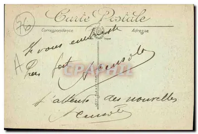 Sainte-Adresse — Skaliste Wzgórza — LL. — Zatwierdzone w Paryżu n° 337 — Rewers