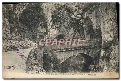Rodovia dos GRANDS-GOULETS (Drôme) — Ponte sobre a Vernaison