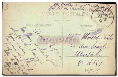 Rodovia dos GRANDS-GOULETS (Drôme) — Ponte sobre a Vernaison — Verso