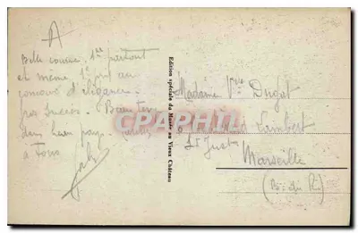 Dieppe — Zamek (fasada zachodnio-północna) — Wydanie specjalne Muzeum Starego Zameku, nr 7 — Rewers