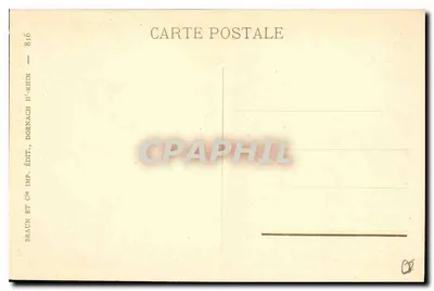 Guebwiller — Wnętrze kościoła Notre-Dame — Braun & Cie, wydawca — Rewers