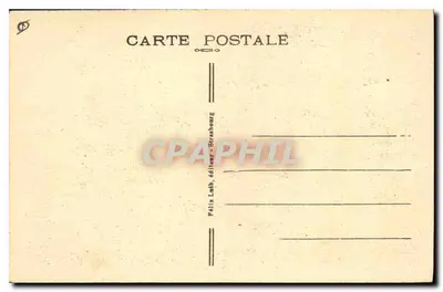 Zamek Andlau — widok z lasu — wydawca Félix Lumb, Strasbourg — Rewers