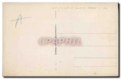 Dieppe — Kasyno — Plaża i skały — Stara pocztówka nr 2, wydawca anonimowy — Rewers