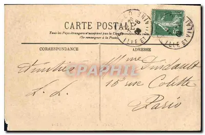 Saint-Malo — El Casino — Estatua de Châteaubriand — Reverso