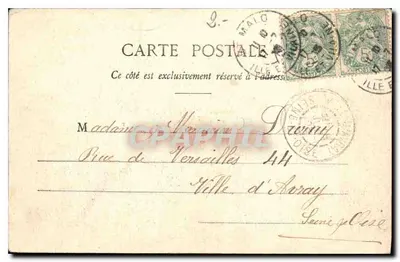 St MALO - Fale waliące się o murzyne — kolekcja H. L. M. — Rewers