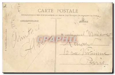 St-Malo - Quais i Esplanada basenu — H. La Mallois, wydawca, nr 1327 — Rewers