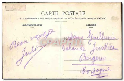 St-Malo - O Square, o Castelo e a Porta St-Vincent — editor desconhecido, n° 1042 — Verso