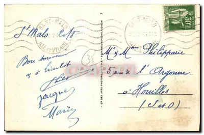Saint-Malo — I bacini e la Città — CH DES ARTS PHOTOGRAPHIQUES - ÉVASBOURG-SCHILIGNEIM n°118 — Verso