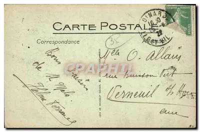 Saint-Malo — A Grande Praia e o Castelo — LL — n°116 — Verso