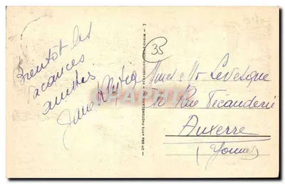 De Plage de Bon Secours, uitzicht vanaf de Grand Bey — Saint-Malo — uitgever Antieke ansichtkaart — Achterkant
