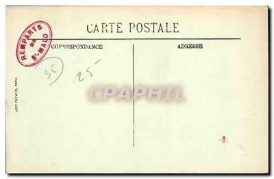 Saint-Malo — A Praia de Bon-Secours — A Hora do Banho — LL. — N° 92 — Verso