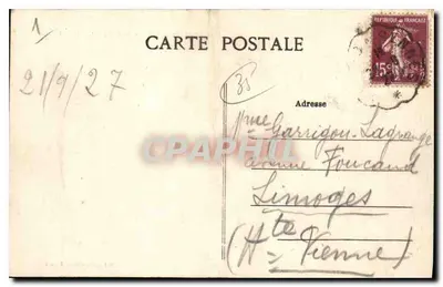 St-Malo — Widok na Bastiony, strona południowa — A. Lamiré, wydawca, Rennes — Rewers