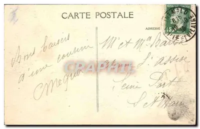 St-Malo — La Porte Saint-Vincent prise des remparts — A. Laporte Éditeur — Verso