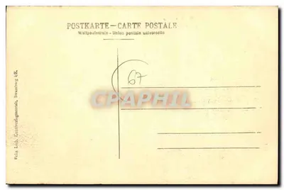 Strasburg - Szkoła św. Tomasza — wydawca Felix Lüth, Strasburg — Rewers