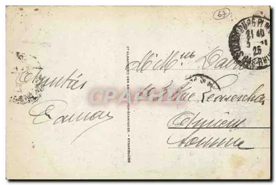 Strasburg — Pałac na Rzecze [dawniej Cesarski Pałac] — wydawca nieznany, nr 302 — Rewers