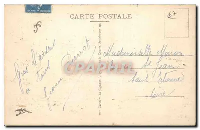 Estrasburgo - A Pequena Veneza — editor Carte d'Art, n° 103 — Verso