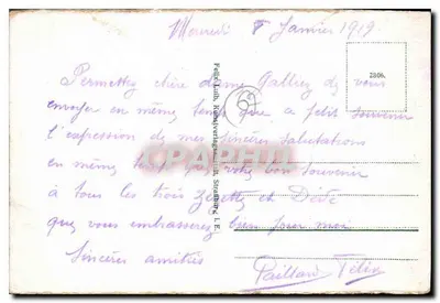 Strasbourg i. E. Kaiser-Wilhelmstraße — widok katedry — wydawca Felix Lubk, nr 2306 — Rewers