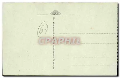 Strasbourg - Le Bain aux plantes — wydawca CAP, nr 98 — Rewers