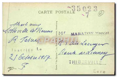 Strasburg — Katedra św. Pawła i Most Uniwersytetu — Strasburg, nr 205 — Rewers