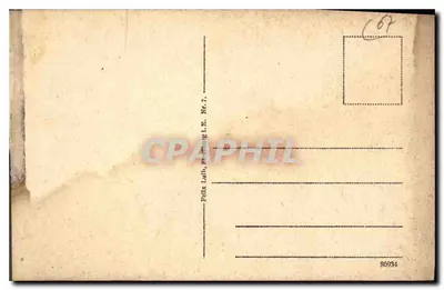 Strasbourg i. E. — Universidade e monumento Goethe — editor Felix Luth, Strasbourg i. E., n° 7 — Verso