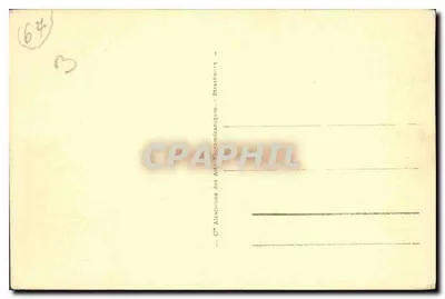 Estrasburgo - Ponte do Caminho de Ferro sobre o Reno — editor C.M. Abstração dos Artes Fotomecânicas, n° 185 — Verso