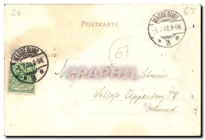Strasbourg — Kleberplatz — Dr. Trenkier Co., Leipzig — Verso