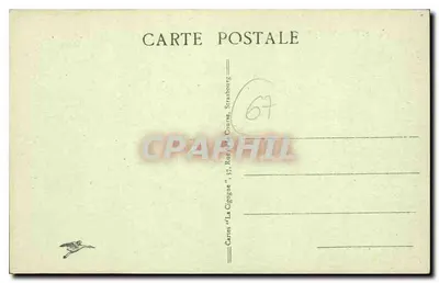Estrasburgo - Pontes do Rio Reno — editor Carres, n° 184 — Verso
