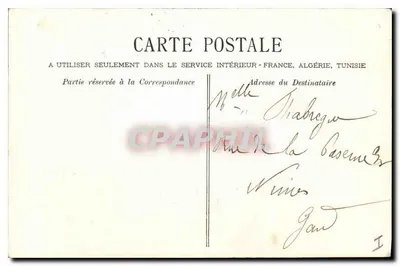 Béziers - Statua di Paul Riquet — editore Le Chameau, n°6 — Verso