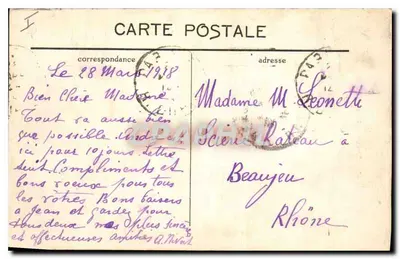 Béziers — Hôtel-de-Ville — Wydanie specjalne Magazynów Nowoczesnych — Rewers