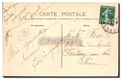 Béziers — Ogólny widok — Wydawca nieznany, nr 32 — Rewers