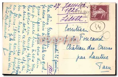 Béziers — Piazza della Vittoria — Ed. Des Magasins Modernes, n°60 — Verso