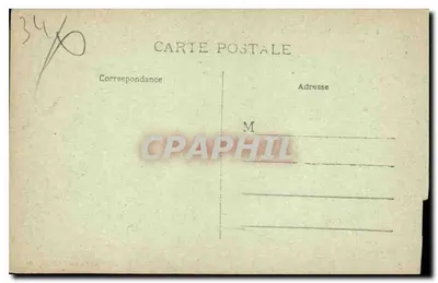 Béziers — Vista tirada das Neuf Ecluses — Lauriol, avenidas Paul-Riquet — Verso