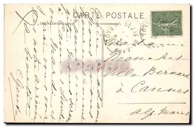 Béziers — Piazza della Vittoria — Fototipia del Bas-Languedoc, n° 611 — Verso