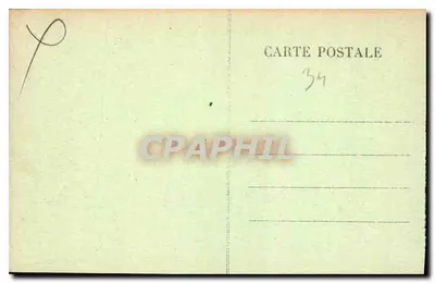 Béziers — O Ponte Canal sobre o Rio Orb — Editor Clareton, n° 34 — Verso