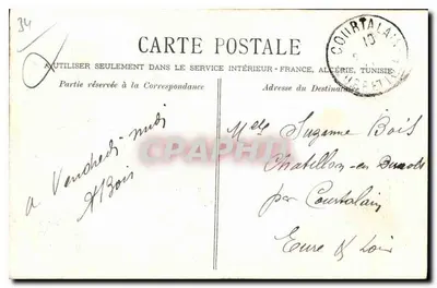 Béziers — Hotel de Ville — wydawca Le Chameau, nr 42 — Rewers