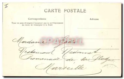 Montpellier — Prefektura i Hotel Pocztowy i Telegraficzny — 408 — Rewers