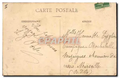 Montpellier — Ogród Esplanade — Basen — n° 438 — Rewers