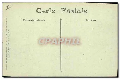 Montpellier — Ogród Peyrou — wydawca ND, n°4 — Rewers