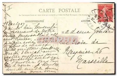 Montpellier — Plac Komedii — Wydawca Nowych Galerii, nr 5 — Rewers