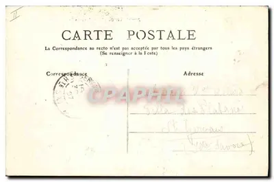 Montpellier — L'Arc de Triomphe et le Peyrou — éditeur GID.D.C. n°410 — Verso