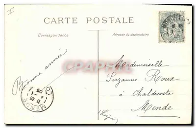 Montpellier — Arco do Triunfo e Sinagoga de Sainte-Anne — Edição das Grandes Novidades, Montpellier — Verso