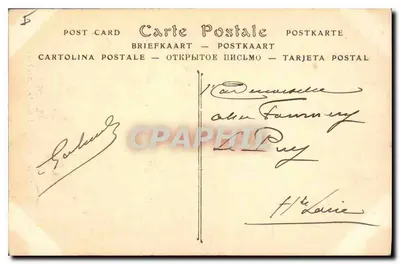 Arc de Triomphe w Montpellier — wydawca: L. Puy, nr 76 — Rewers