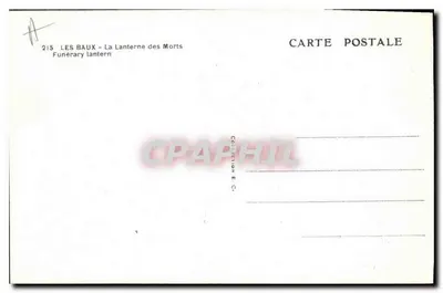 Les Baux - La Lanterne des Morts — uitgever E.C. n°215 — Achterkant