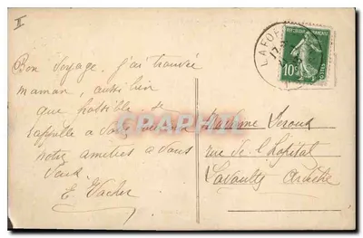 Laforce (Dordogne) — Asiles J. Bost — Le Repos — Verso