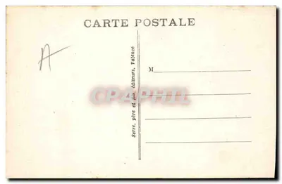 Valence — Ruiny Crussol — Serre, ojciec i syn, wydawcy, Valence — Rewers